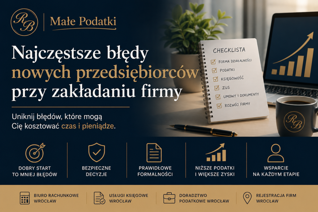 najczestrze bledy przy zakladaniu firmy
